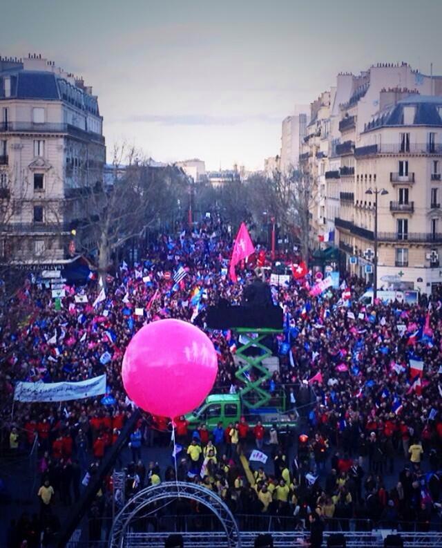 La Manif Pour Tous - Parigi 2 Febbraio 2014